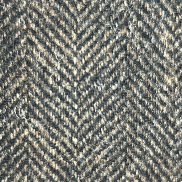 VTG Boston Traders Wool Blazer Mens Sz 44 R Tweed Herringbone Sport Coat Jacket - Picture 9 of 10